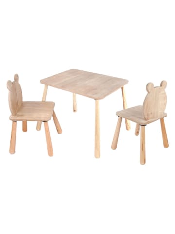 Evila 3-delige set: kinderzitgroep beige