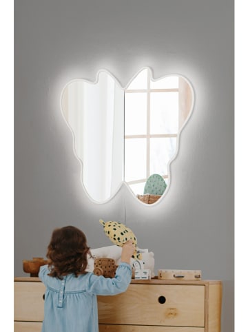 Evila Ledspiegel wit - (B)50 x (H)57 cm