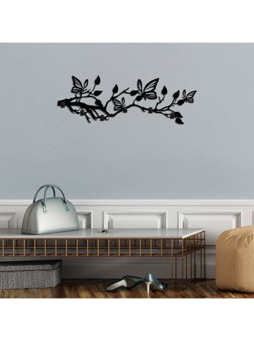 Evila Garderobe in Schwarz - (B)60 x (H)24 cm