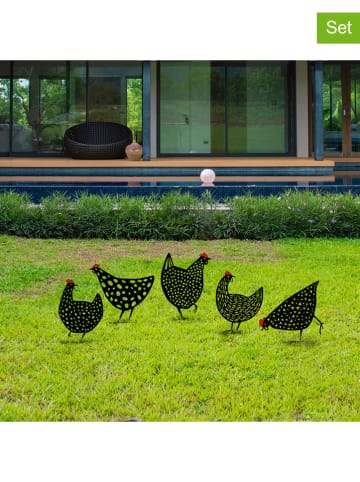 Evila 5-delige set: decoratieve figuren zwart