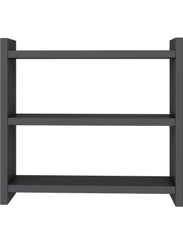 Evila Küchenregal "Denver" in Schwarz - (B)34 x (H)10 x (T)30 cm