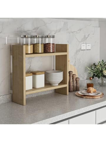 Evila Keukenrek "Denver" lichtbruin - (B)34 x (H)10 x (D)30 cm