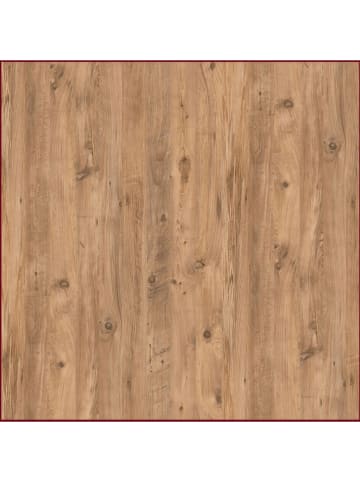 Evila Esstisch "Elma" in Hellbraun/ Schwarz - (B)70 x (H)74 x (T)70 cm