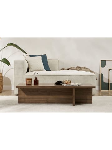 Evila Couchtisch "Harbor" in Braun - (B)120 x (H)30 x (T)45 cm