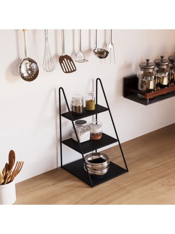 Evila Kast zwart - (B)16 x (H)30,5 x (D)17 cm