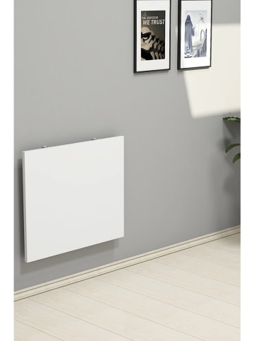 Evila Wandbureau "Nur" wit - (B)60 x (H)1,8 x (D)50 cm