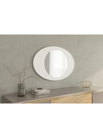 Evila Wandspiegel in Weiß - (B)90 x (H)60 cm
