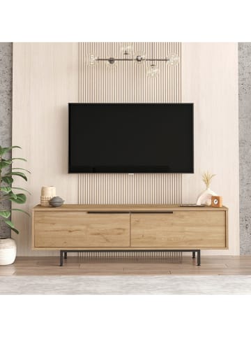 Evila TV-Regal in Hellbraun - (B)160 x (H)45,1 x (T)35,5 cm