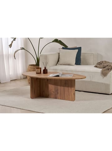 Evila Couchtisch in Hellbraun - (B)120 cm - (H)40 cm - (T)65 cm