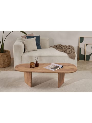 Evila Ława w kolorze jasnobrązowym - 130 x 40 x 65 cm