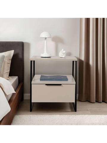 Evila Nachtkastje "Pal" beige - (B)45 x (H)50 x (D)40 cm