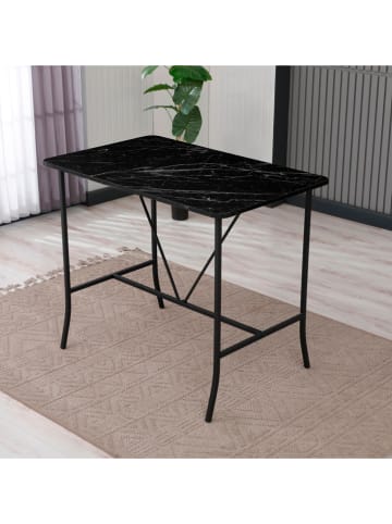 Evila Bartisch "Retro" in Schwarz - (B)110 x (H)92 x (T)70 cm