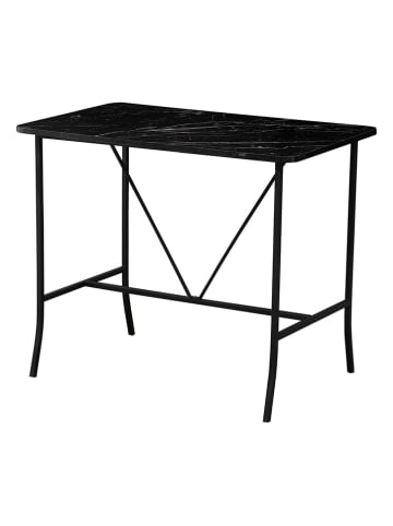 Evila Stolik barowy "Retro" w kolorze czarnym - 110 x 92 x 70 cm
