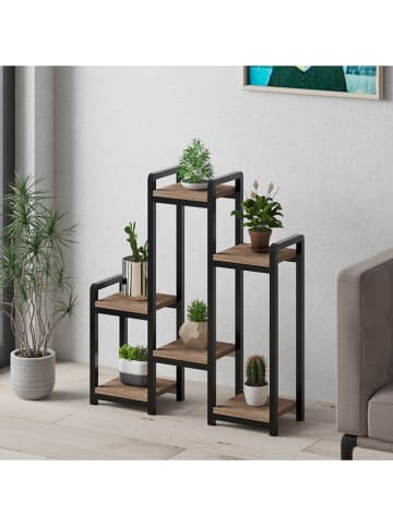 Evila Stojak "Rosa" w kolorze jasnobrązowym na rośliny - 67 x 77 x 20 cm