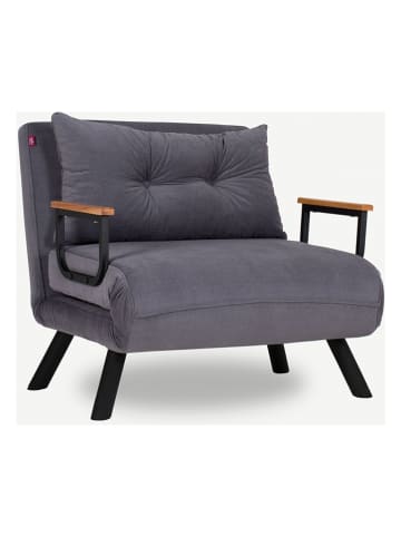 Evila Slaapbank "Sando" grijs - (B)60 x (H)78 x (D)78 cm