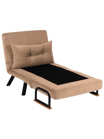 Evila Slaapbank "Sando" lichtbruin - (B)60 x (H)78 x (D)78 cm