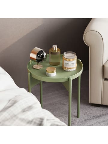 Evila Bijzettafel mintgroen - (H)57 x Ø 44 cm