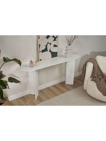 Evila Kredens "Sira" w kolorze białym - 150 x 75 x 35 cm