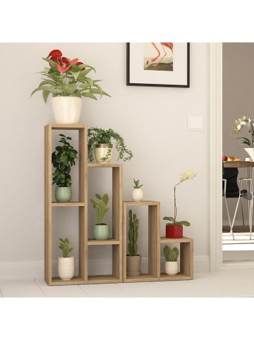 Scandinavia Concept 2-delige set: staande kasten "Sule" eikenkleurig