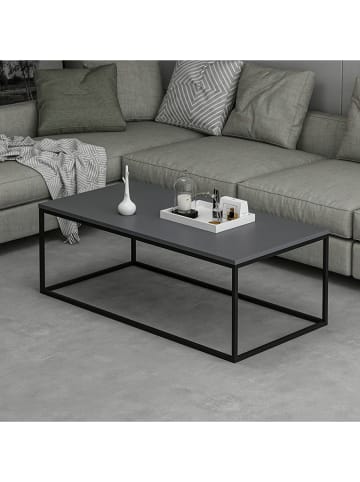 Evila Salontafel "Tiger" zwart - (B)120 x (H)42 x (D)60 cm