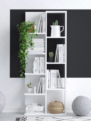 Evila Boekenkast "Viva" wit - (B)60 x (H)150 x (D)18 cm