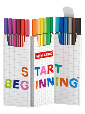 STABILO Mazaki (18 szt.) "STABILO Pen 68 - Zick-Zack"