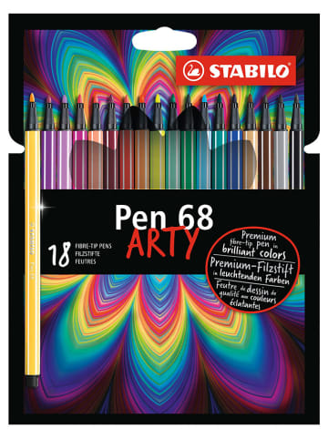 STABILO Premium viltstiften "STABILO Pen 68 - Arty" - 18 stuks