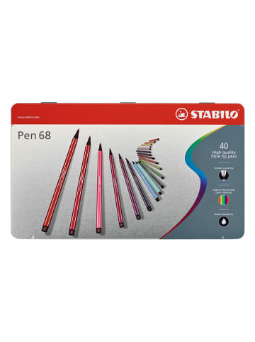 STABILO Premium-Filzstifte "STABILO Pen 68" - 40er Pack