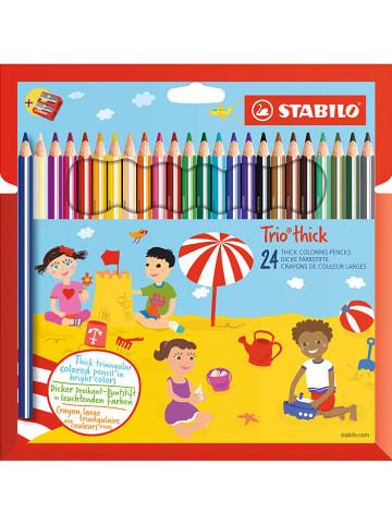 STABILO Dreikant-Buntstifte "STABILO Trio dick" - 24 Stück