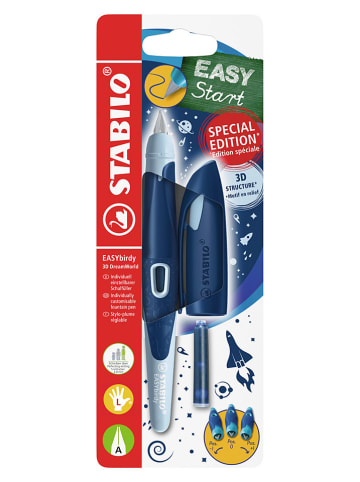 STABILO Pióro szkolne "STABILO EASYbirdy 3D DreamWorld - Feder A" w kolorze niebieskim