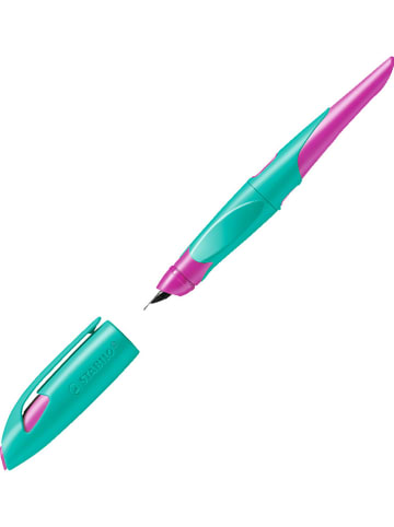 STABILO Schreiblernfüller "Easy birdy" - Feder A - Rechtshänder in Türkis/ Pink