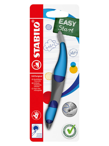 STABILO Rollerbal - rechtshandig "STABILO EASYoriginal" blauw/donkerblauw (uitwisbaar)