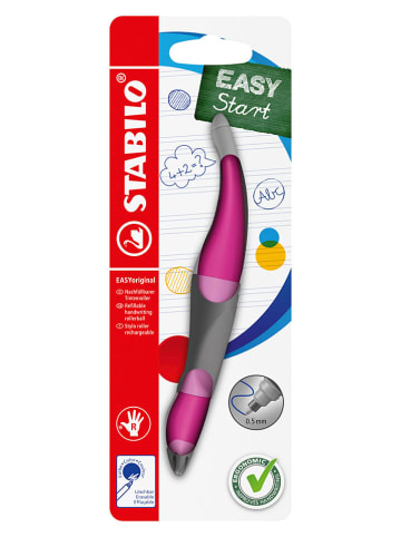 STABILO Rollerbal - rechtshandig "STABILO EASYoriginal" roze/lichtroze (uitwisbaar)