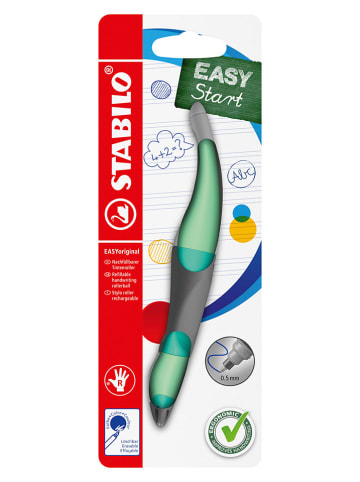 STABILO Tintenroller - Rechtshänder "STABILO EASYoriginal" in Mint/Blau(löschbar)