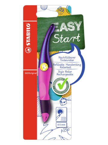 STABILO Rollerbal - linkshandig "STABILO EASYoriginal Holograph" roze/paars