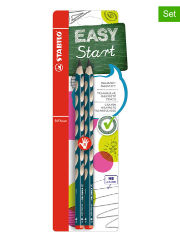 STABILO 2-delige set: potloden "EASYgraph R" petrol - 2x 2 stucks
