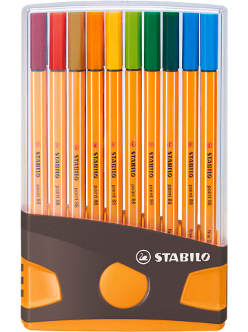 STABILO Fineliner "STABILO point 88 ColorParade" - 20 Stück