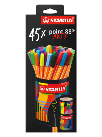 STABILO Fineliner ''point 88 - ARTY'' - 45 Stück