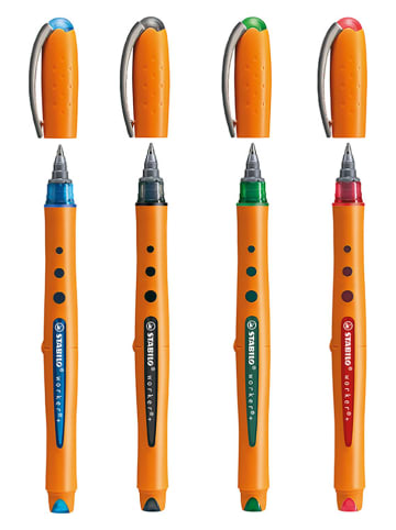 STABILO Ballpoints "STABILO worker+" - 4 stuks