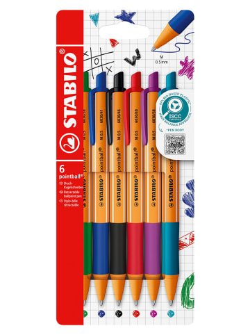 STABILO Ballpoints "STABILO point 88" - 6 stuks
