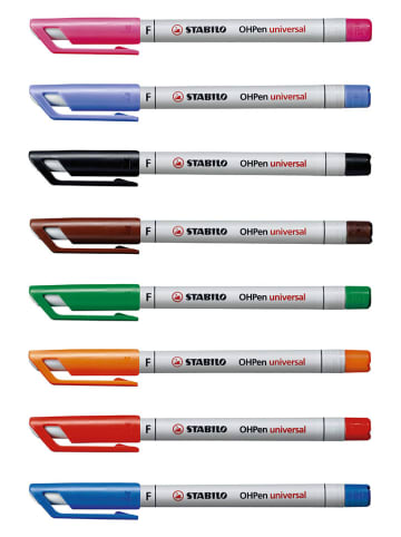 STABILO Foliepennen ''OhPen universal'' - 8 stuks