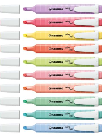 STABILO Markeerstiften "Swing cool - Pastel Edition" - 8 stuks