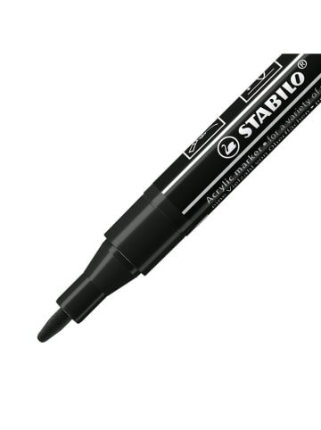 STABILO Permanent-Marker "STABILO FREE Acrylic" - 3er Pack