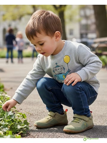 lamino Leren barefootschoenen kaki