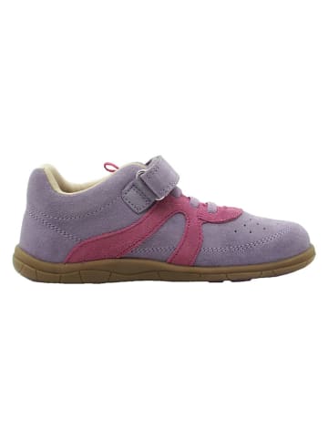 lamino Skórzane buty barefoot w kolorze fioletowym