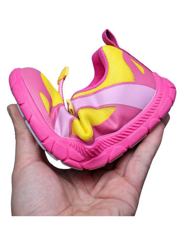 lamino Buty barefoot w kolorze różowo-żółtym
