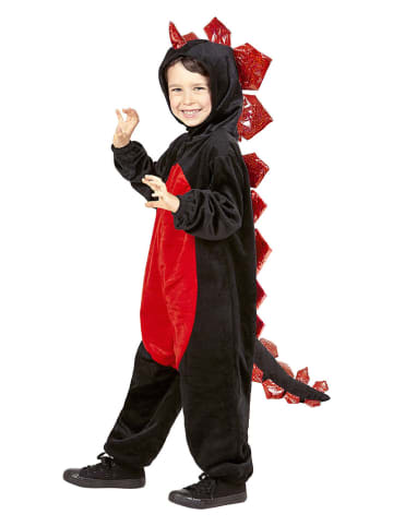 Carnival Party Kostümoverall "Drache" in Rot/ Schwarz