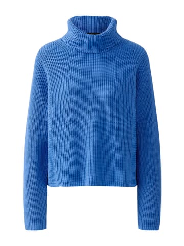 Oui Rollkragenpullover in Blau