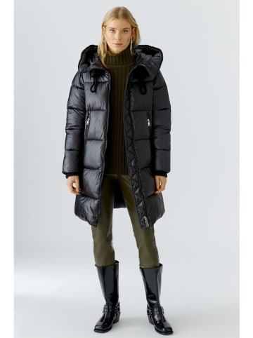 Oui Wintermantel in Schwarz
