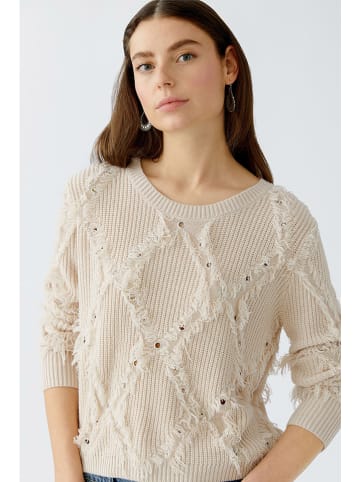 Oui Pullover in Beige
